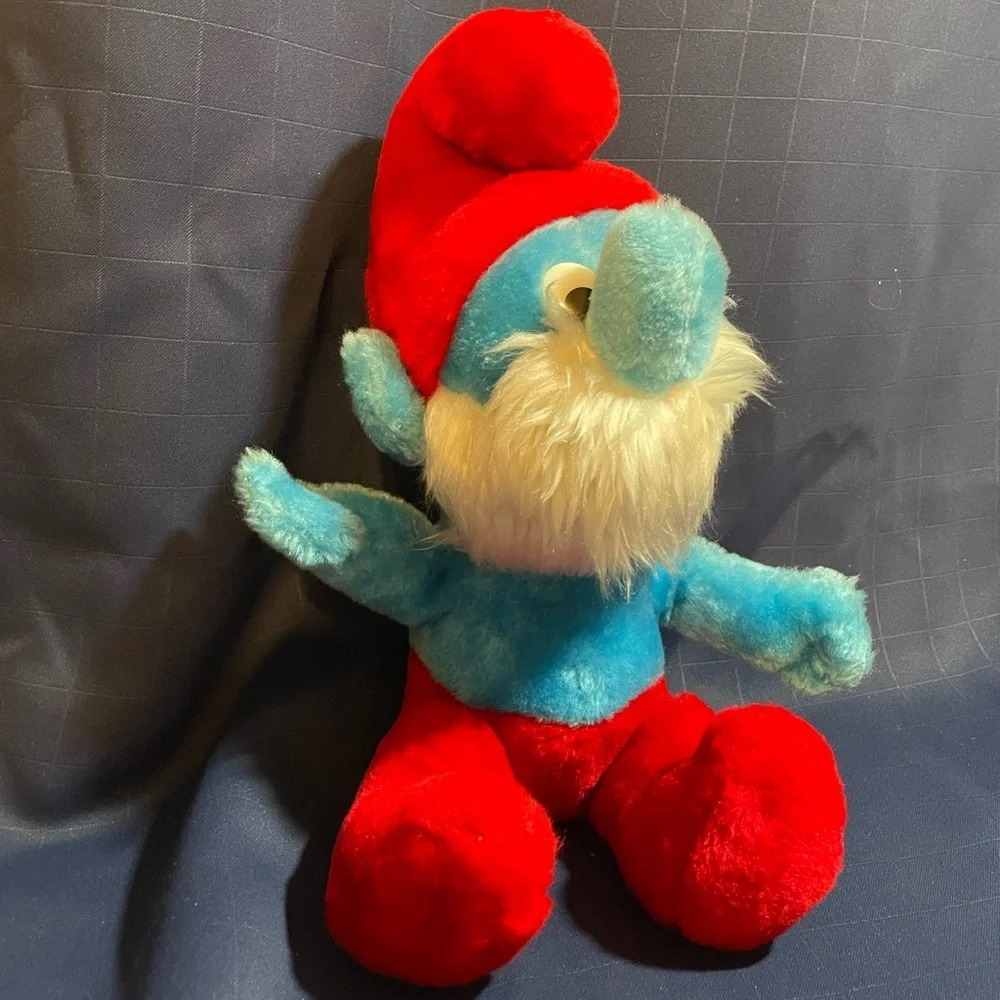 VTG 1979 Wallace Berrie & Co. Peyo ‘Papa Smurf’ plush 11” tall - Picture 1 of 10